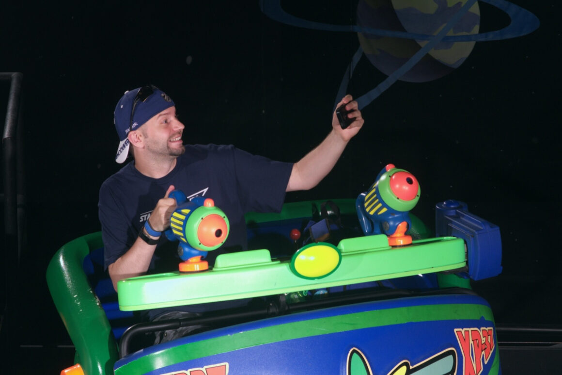 On Ride at Space Ranger Spin